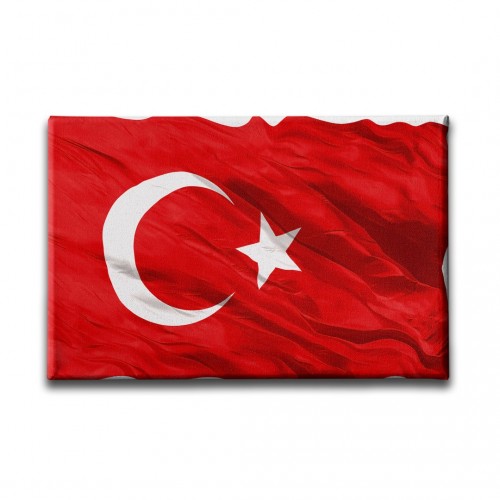 Türk Bayrağı Kanvas Tablo 