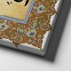 Allah - Muhammed Tezhipli Dini Kanvas Tablo
