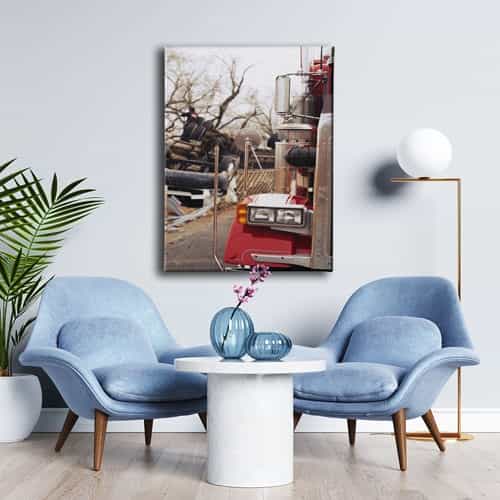 Amerikan Kamyonu Canvas Tablo 