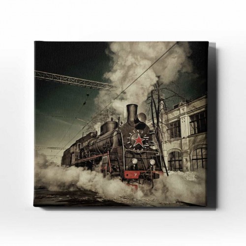 Kara Tren Canvas Tablo Kara Tren Canvas Tablo
