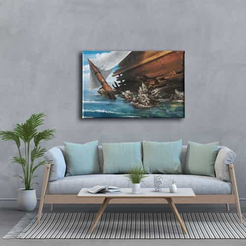 Gemi Canvas Tablo 