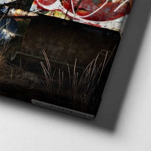 Hurda Tren Canvas Tablo 