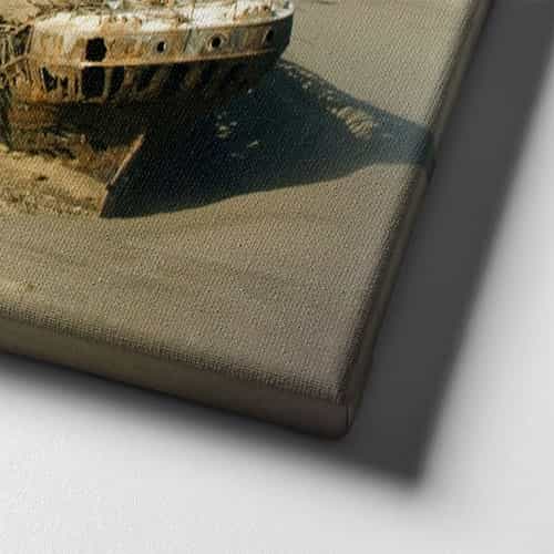 Hurda Gemi Canvas Tablo 
