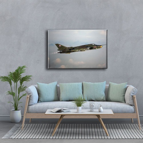 Savaş Uçağı Canvas Tablo