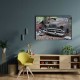 Hurda Klasik Araba Canvas Tablo 