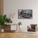 Hurda Klasik Araba Canvas Tablo 