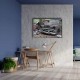 Hurda Klasik Araba Canvas Tablo 
