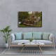 Hurda Antika Araba Canvas Tablo 