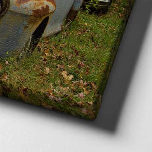 Hurda Antika Araba Canvas Tablo 