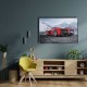 Kırmızı Ferrari Canvas Tablo 