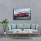Kırmızı Ferrari Canvas Tablo 