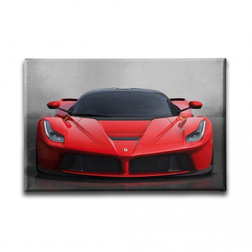 Kırmızı Ferrari Canvas Tablo 