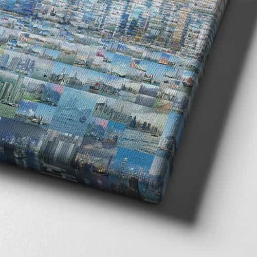 Gemili Puzzle Şehir Manzarası Canvas Tablo 