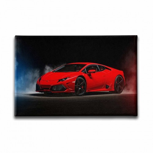 Kırmızı Ferrari Canvas Tablo 