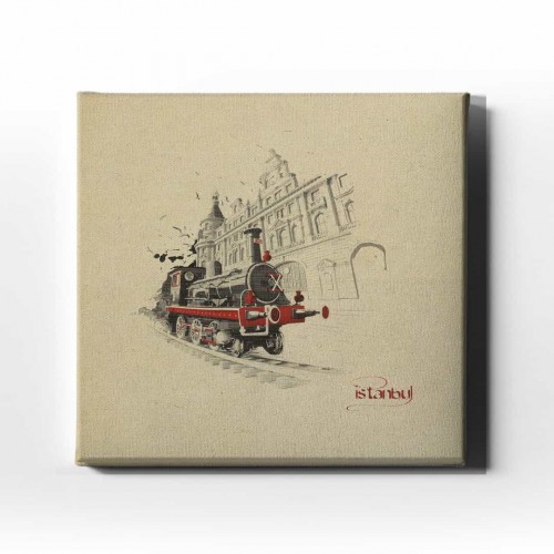 Kara Tren  Canvas Tablo Kara Tren  Canvas Tablo