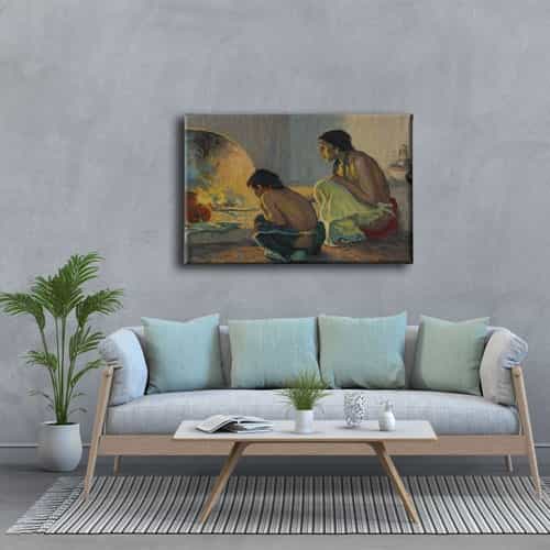 Kabile -Aile Figürü  Canvas Tablo