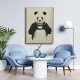 Panda Kanvas Tablo 