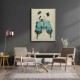 Boksör Panda Kanvas Tablo 