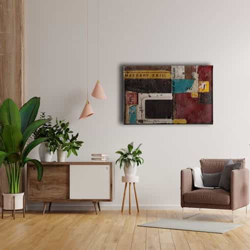 Retro  Canvas Tablo 