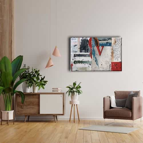 Retro  Canvas Tablo 