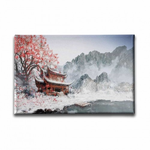 Japon Kış Manzara Tablo Japon Kış Manzara Tablo