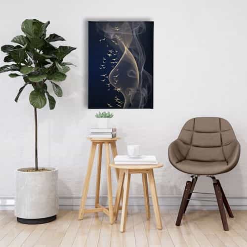 Lotus Çiçeği Canvas Tablo 