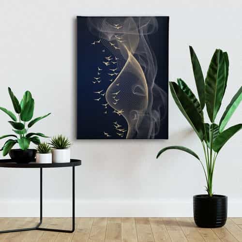 Lotus Çiçeği Canvas Tablo 