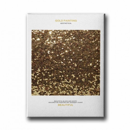 Gold Painting Canvas Tablo Gold Painting Canvas Tablo