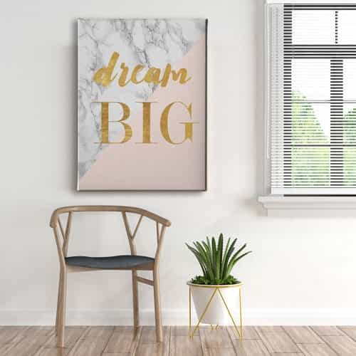 Dream Bıg Canvas Tablo