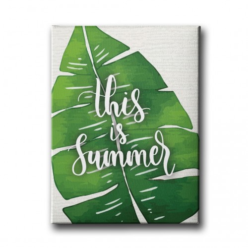 This İs Summer Canvas Tablo