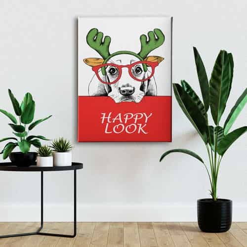 Dog Canvas Tablo