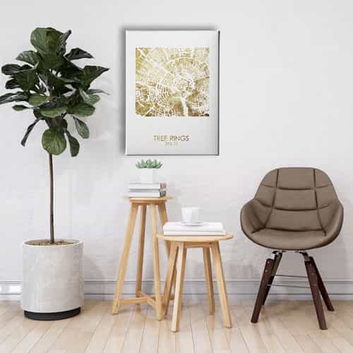 Ağaç Kökü Canvas Tablo 