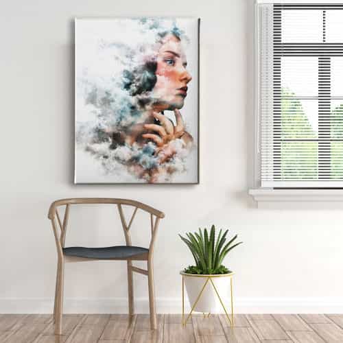 Woman Canvas Tablo