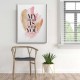 My Heart İs With You Canvas Tablo