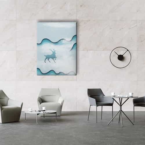 Geyikli Modern Canvas Tablo