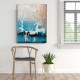 Geyikli Modern Canvas Tablo