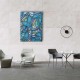 Çiçekli Canvas Tablo 