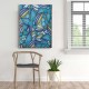 Çiçekli Canvas Tablo 