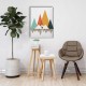 Geyikli Modern Canvas Tablo