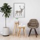 Geyikli Modern Canvas Tablo 