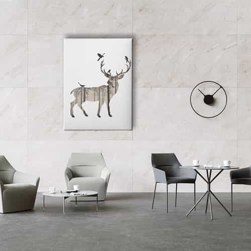 Geyikli Modern Canvas Tablo 