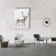 Geyikli Modern Canvas Tablo 