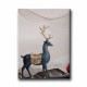 Geyikli Canvas Tablo 