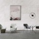 Leylekli Geyikli Canvas Tablo 