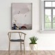 Leylekli Geyikli Canvas Tablo 
