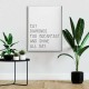 Eat Dıamonds For Breakfast And Shıne All Day Canvas Tablo 
