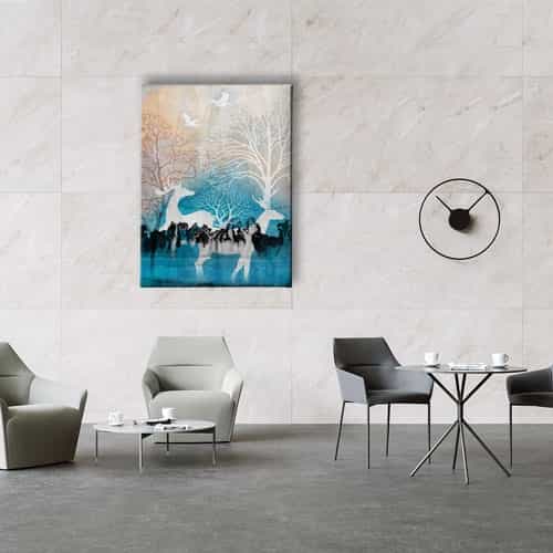 Geyikli Modern Canvas Tablo 