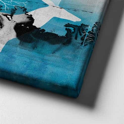 Geyikli Modern Canvas Tablo 