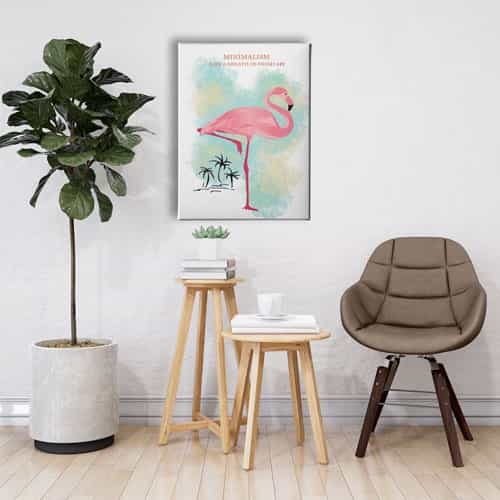 Flamingo Canvas Tablo 