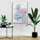 Flamingo Canvas Tablo 